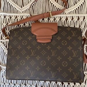 Louis Vuitton Rare  "Courcelles" Shoulder Bag - Made in France